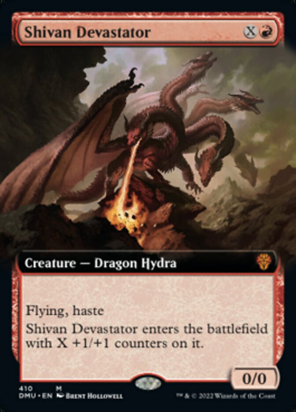 Devastador Shivan (ilustración ampliada) [Dominaria United] 