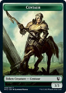Centaur // Wolf Double-Sided Token [Innistrad: Midnight Hunt Commander Tokens]-1