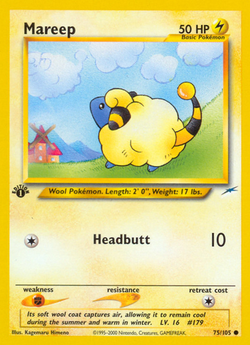 Mareep (75/105) [Neo Destiny 1.ª edición] 