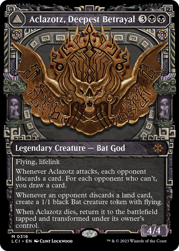 Aclazotz, Deepest Betrayal // Temple of the Dead (Showcase) [The Lost Caverns of Ixalan] - 0