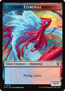 Elemental (0019) // Copy Double-Sided Token [Secrets of Strixhaven Commander Tokens]-1
