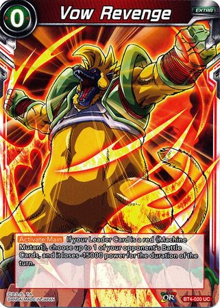 Juramento de venganza (BT4-020) [Guerra colosal] 