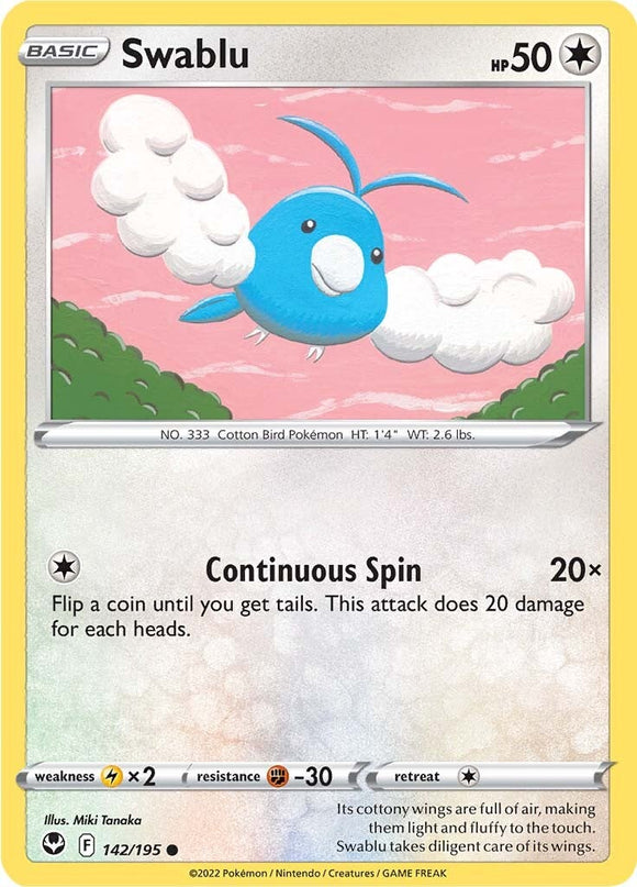 Swablu (142/195) [Espada y escudo: Tempestad de plata] 