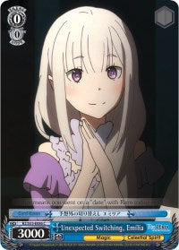 Unexpected Switching, Emilia (RZ/S55-E086 C) [Re:ZERO Vol.2]