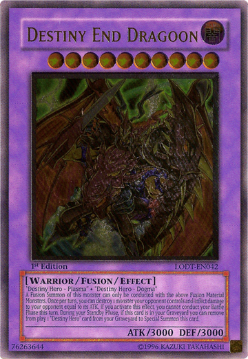 Dragón del fin del destino [LODT-EN042] Último ejemplar raro 