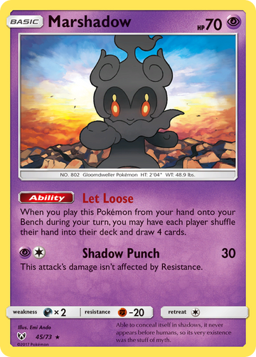 Marshadow (45/73) [Sol y Luna: Leyendas brillantes] 