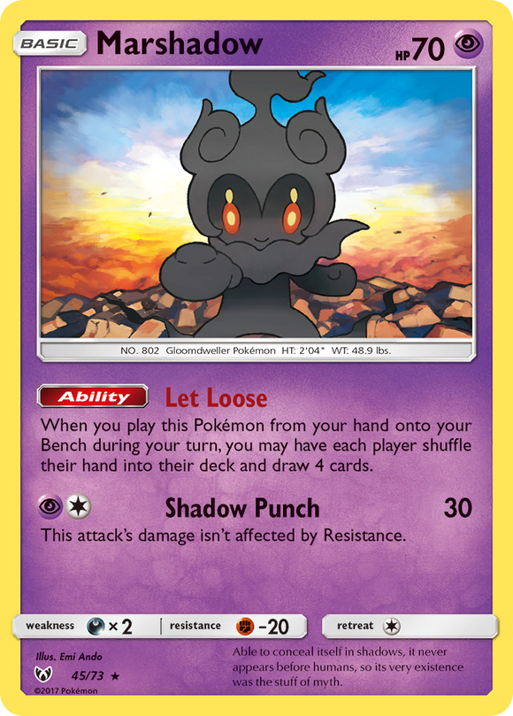 Marshadow (45/73) [Sol y Luna: Leyendas brillantes] 