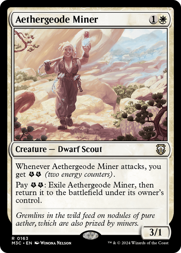 Minero de Aethergeode [Comandante de Modern Horizons 3] 