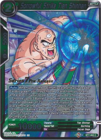 Golpe doloroso de Tien Shinhan (BT7-063_PR) [Promociones previas al lanzamiento de Asalto de los Saiyans] 