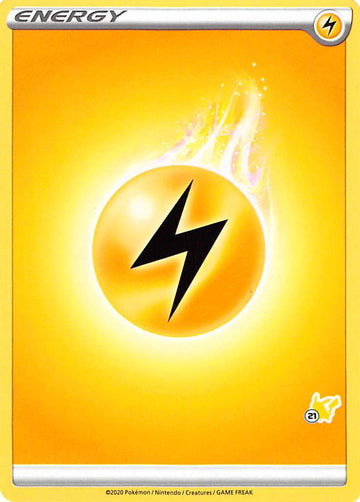 Energía del rayo (sello de Pikachu n.° 21) [Battle Academy 2022] 