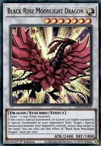 Dragón de luz lunar de la rosa negra [LDS2-EN112] Ultra raro 