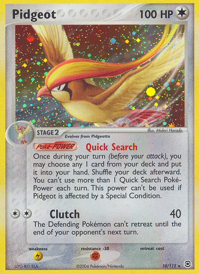 Pidgeot (10/112) [EX: Rojo Fuego y Verde Hoja] 