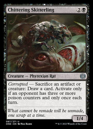 Chittering Skitterling [Phyrexia: Todos serán uno] 
