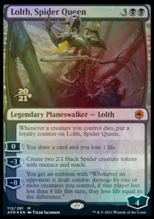 Lolth, la reina araña [Promociones de prelanzamiento de Dungeons &amp; Dragons: Adventures in the Forgotten Realms] 