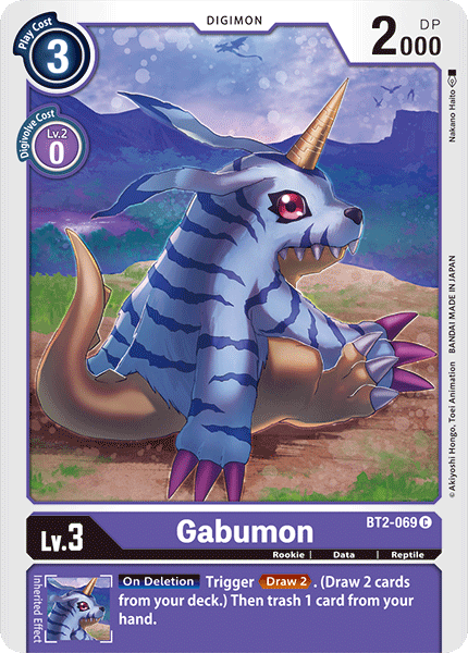 Gabumon [BT2-069] [Lanzamiento de la versión especial Booster 1.0] 