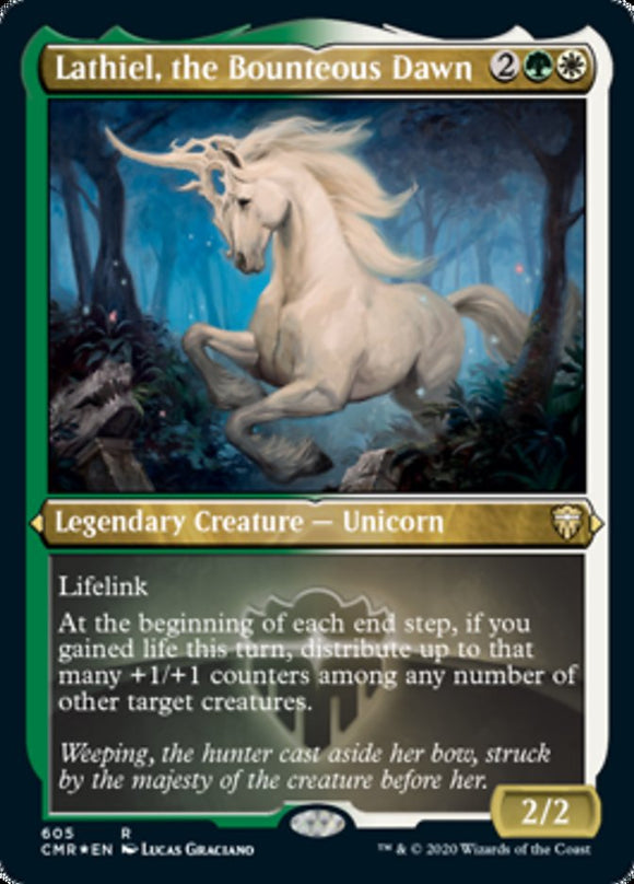 Lathiel, el amanecer generoso (grabado) [Commander Legends] 