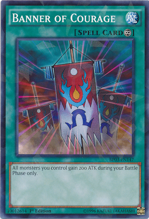 Estandarte del coraje [BP03-EN147] Shatterfoil Raro 