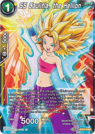 SS Caulifla, la Hellion (EX07-10) [Magnífica colección Fusion Hero] 