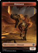 Map // Dinosaur (0009) Double-Sided Token [The Lost Caverns of Ixalan Tokens]-2