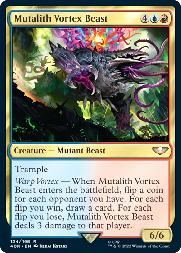 Bestia del vórtice mutalítico (reflectante de Surge) [Warhammer 40,000] 