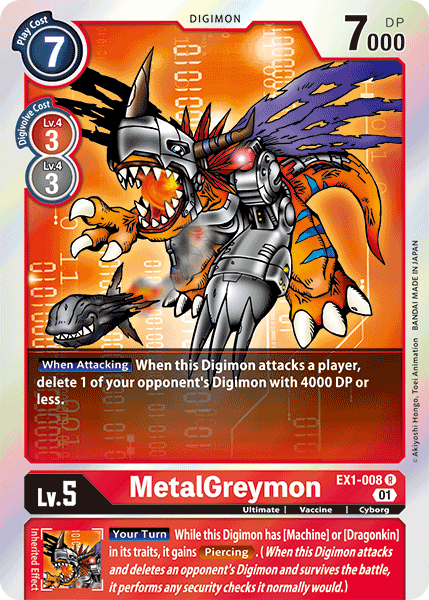 MetalGreymon [EX1-008] [Colección Clásica] 