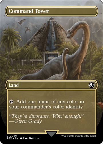 Command Tower // Command Tower (Borderless) [Jurassic World Collection] - 0