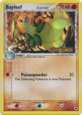 Bayleef (26/101) (Especie Delta) (Estampado) [EX: Dragon Frontiers] 