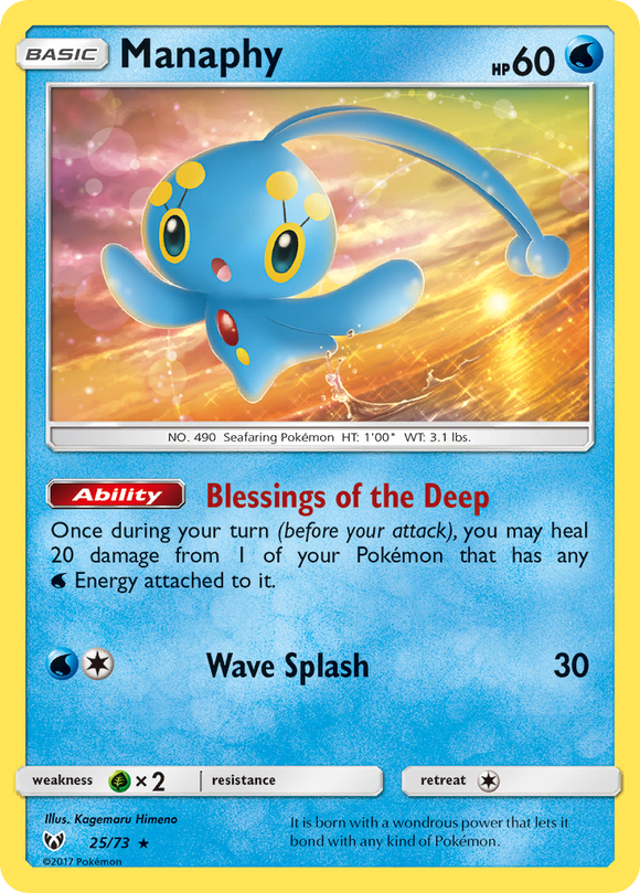 Manaphy (25/73) [Sol y Luna: Leyendas brillantes] 
