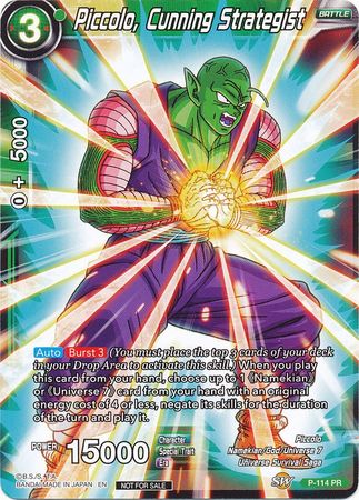 Piccolo, estratega astuto (potenciador de poder) (P-114) [Cartas de promoción] 