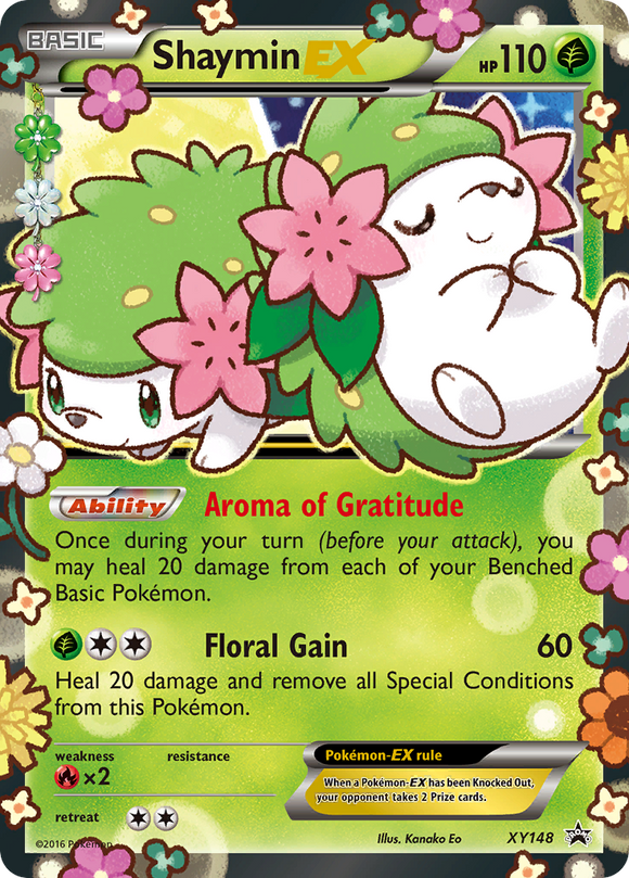 Shaymin EX (XY148) [Promociones de XY: Black Star] 
