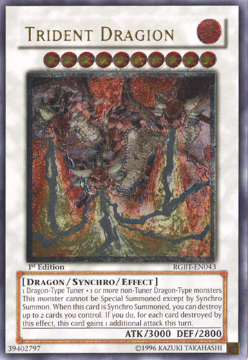 Trident Dragion [RGBT-EN043] Último ejemplar raro 