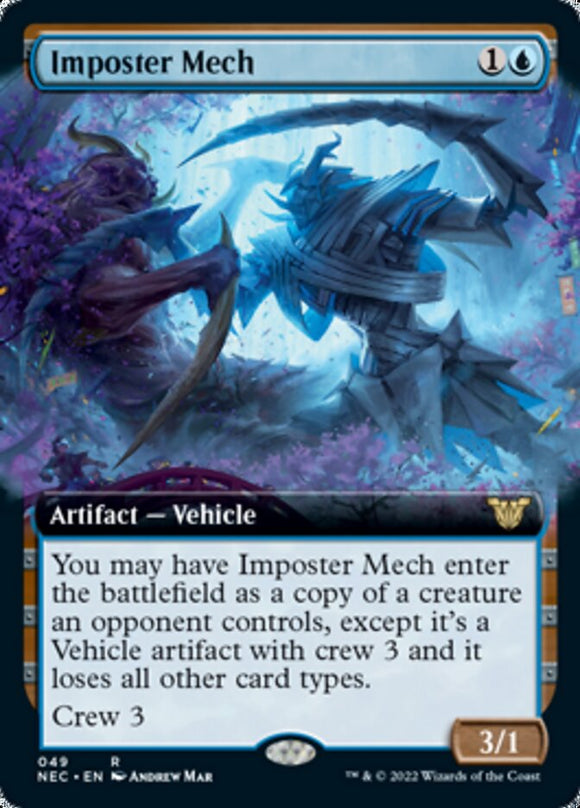 Mech impostor (ilustración ampliada) [Kamigawa: Neon Dynasty Commander] 