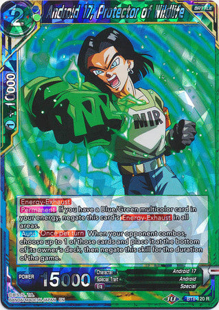 Androide 17, Protector de la Vida Silvestre (BT8-120) [Maquinaciones maliciosas] 