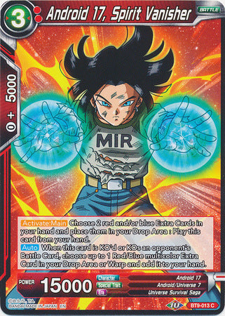 Androide 17, Destructor de espíritus (BT9-013) [Embestida universal] 