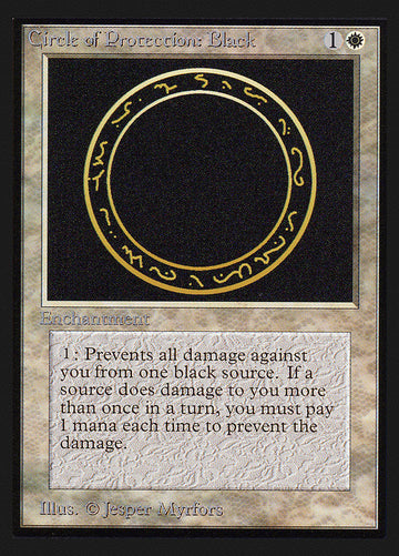 Círculo de protección: negro [Edición internacional para coleccionistas] 