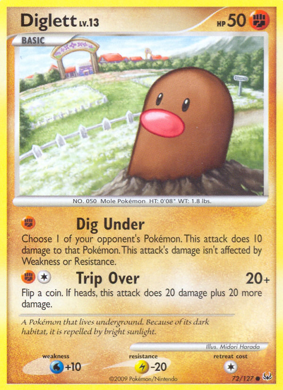 Diglett (72/127) [Platino: conjunto básico] 