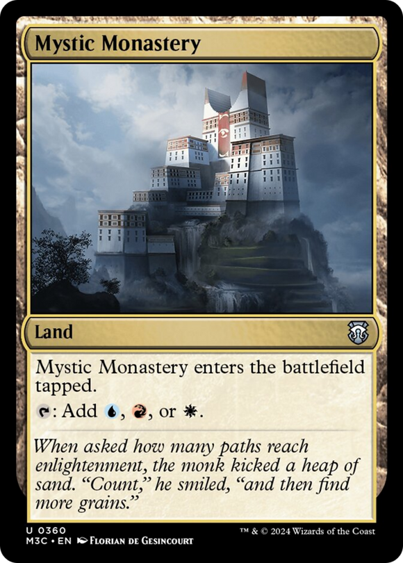Monasterio místico (recubrimiento de ondulación) [Comandante de Modern Horizons 3] 