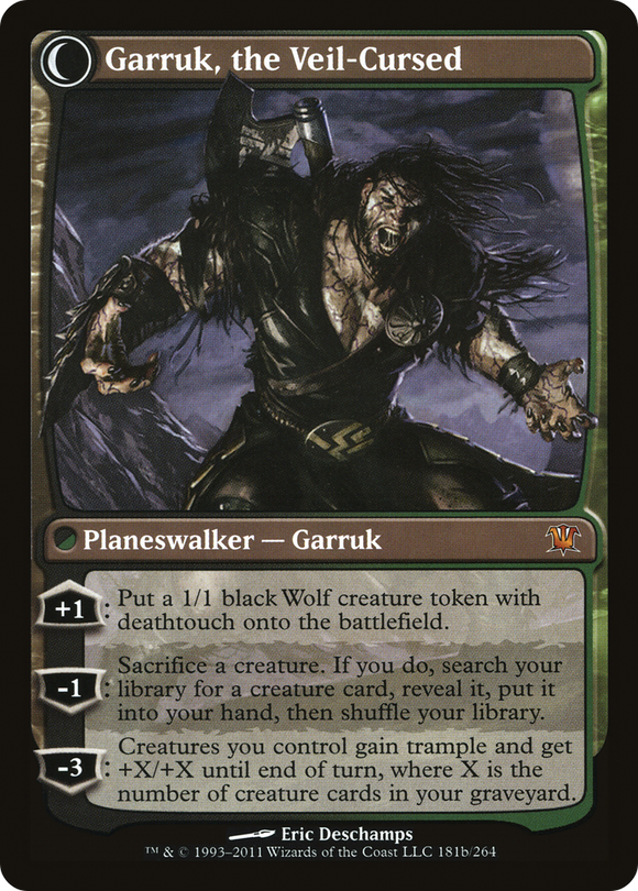Garruk Implacable // Garruk, el Maldito por el Velo [Guarida Secreta: De Lindo a Bruto] 