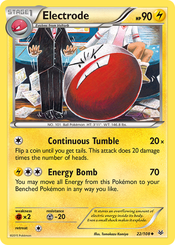 Electrodo (22/108) [XY: Roaring Skies] 