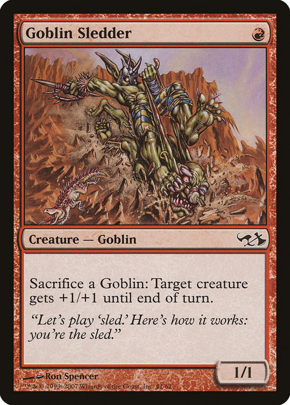 Goblin Sledder [Duel Decks: Elfos contra Goblins] 