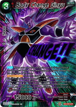 Cambio de cuerpo Ginyu (SPR) (TB3-006) [Choque de destinos] 