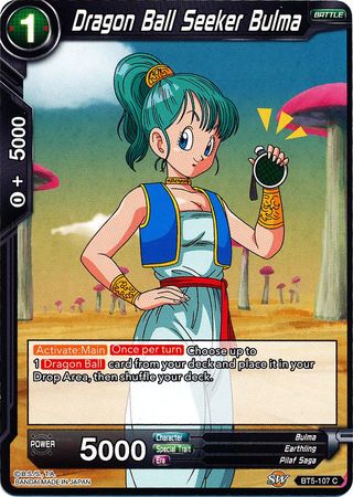 Bulma Buscadora de Dragon Ball (BT5-107) [Renacimiento milagroso] 