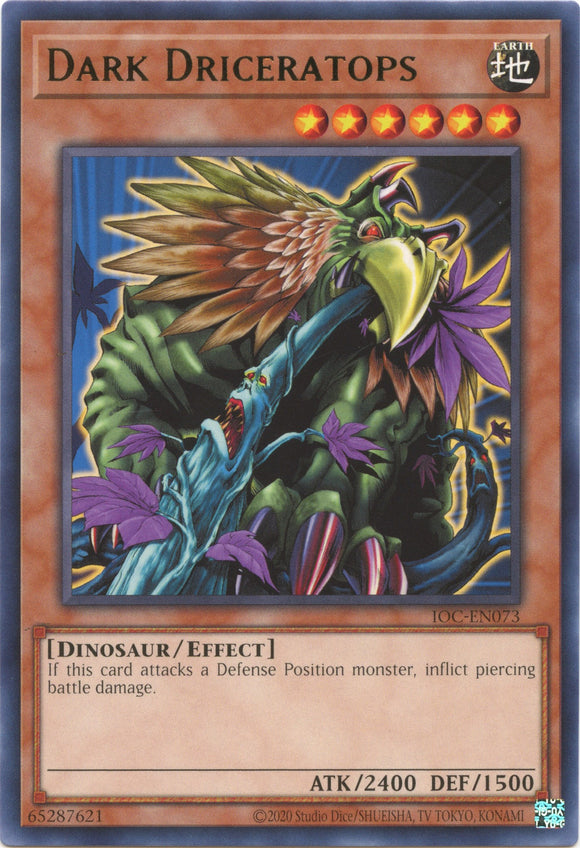 Driceratops oscuro (25.º aniversario) [IOC-EN073] Raro 