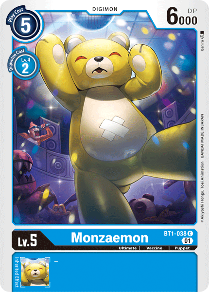 Monzaemon [BT1-038] (Arte alternativo) [Mazo inicial: Ulforce Veedramon] 