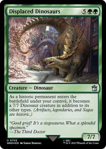 Dinosaurios desplazados (Surge Foil) [Doctor Who] 