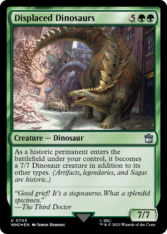 Dinosaurios desplazados (Surge Foil) [Doctor Who] 