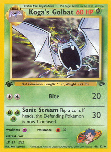 Golbat de Koga (46/132) [Desafío de gimnasio 1.ª edición] 