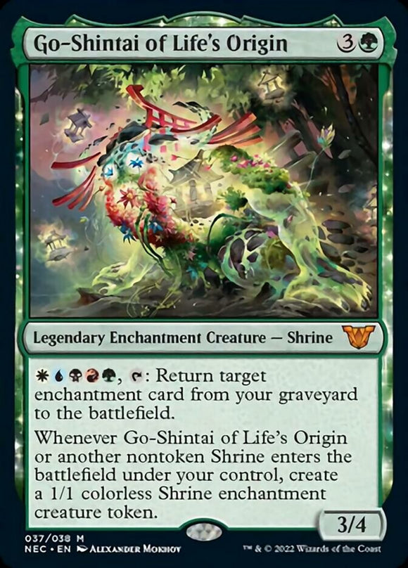 Go-Shintai del origen de la vida [Kamigawa: Neon Dynasty Commander] 