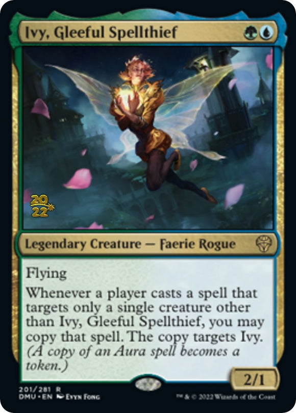 Ivy, alegre ladrona de hechizos [Promociones de prelanzamiento de Dominaria United] 