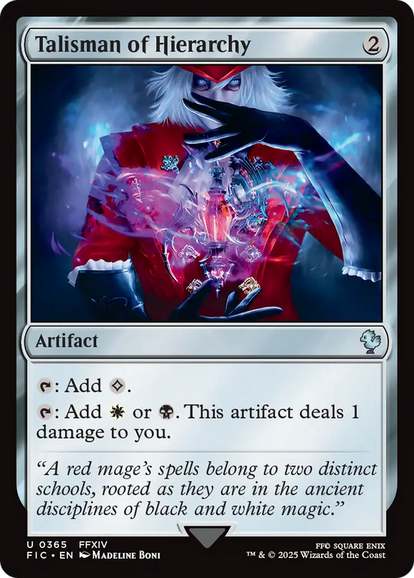Talisman of Hierarchy [FINAL FANTASY Commander]